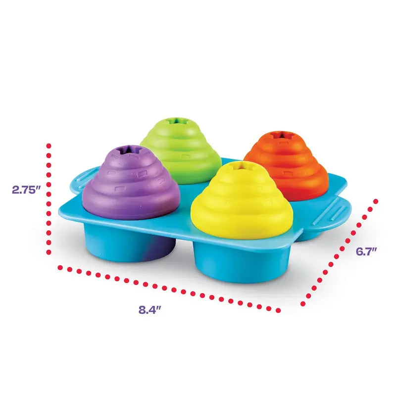 Brightkins Cupcake Interactive Treat Puzzle Board Dog Toy