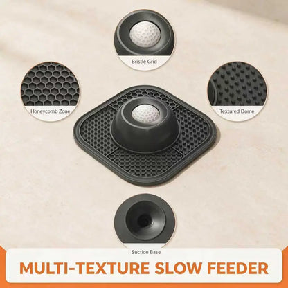 Purrgoo Paw Interactive Dog Lick Bowl for Yogurt & Frozen Treats, Slow Feeder Puzzle Bowl with Anti-Slip Base, Ball-In Treat Dispensing Design, Dog Enrichment Toy for Mental Stimulation, Boredom Relief Feeding Accessory for Puppies F Stopper Slobber