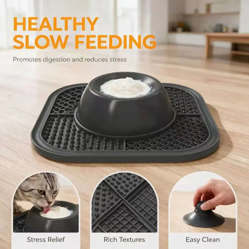 Purrgoo Paw Interactive Dog Lick Bowl for Yogurt & Frozen Treats, Slow Feeder Puzzle Bowl with Anti-Slip Base, Ball-In Treat Dispensing Design, Dog Enrichment Toy for Mental Stimulation, Boredom Relief Feeding Accessory for Puppies F Stopper Slobber