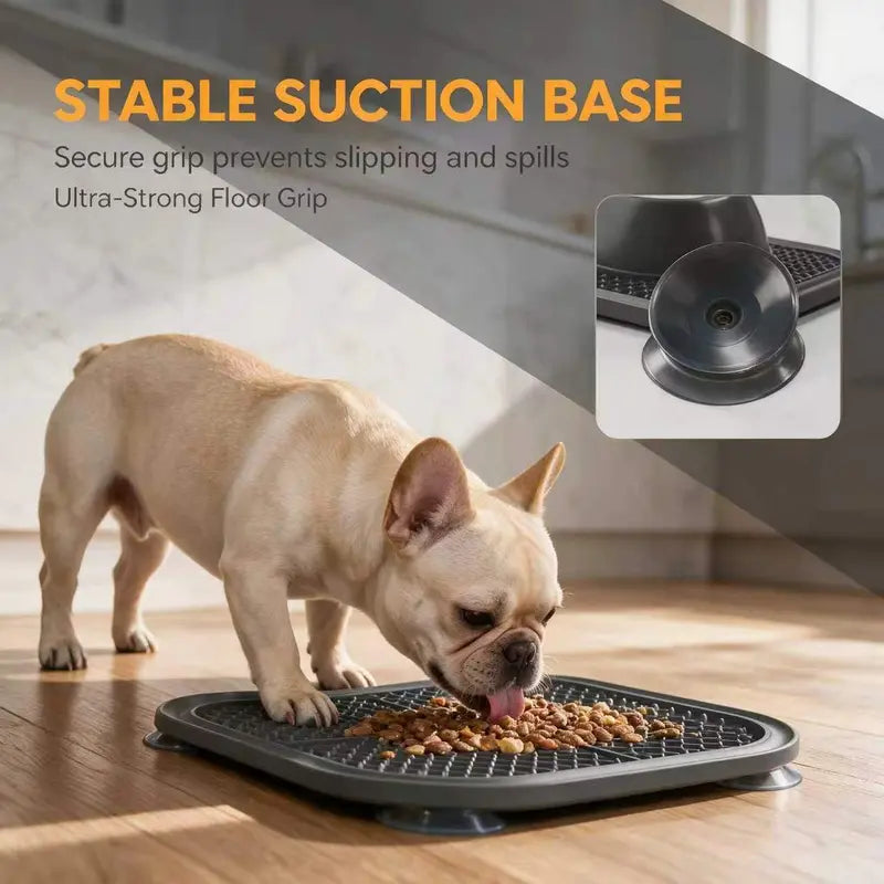 Purrgoo Paw Interactive Dog Lick Bowl for Yogurt & Frozen Treats, Slow Feeder Puzzle Bowl with Anti-Slip Base, Ball-In Treat Dispensing Design, Dog Enrichment Toy for Mental Stimulation, Boredom Relief Feeding Accessory for Puppies F Stopper Slobber